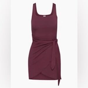 Wilfred Saturn dress mini spiced burgundy